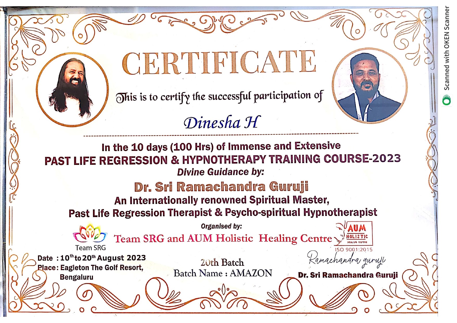 Certificate 1